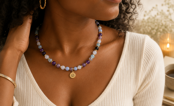 PEACE Intention Necklace / Mala